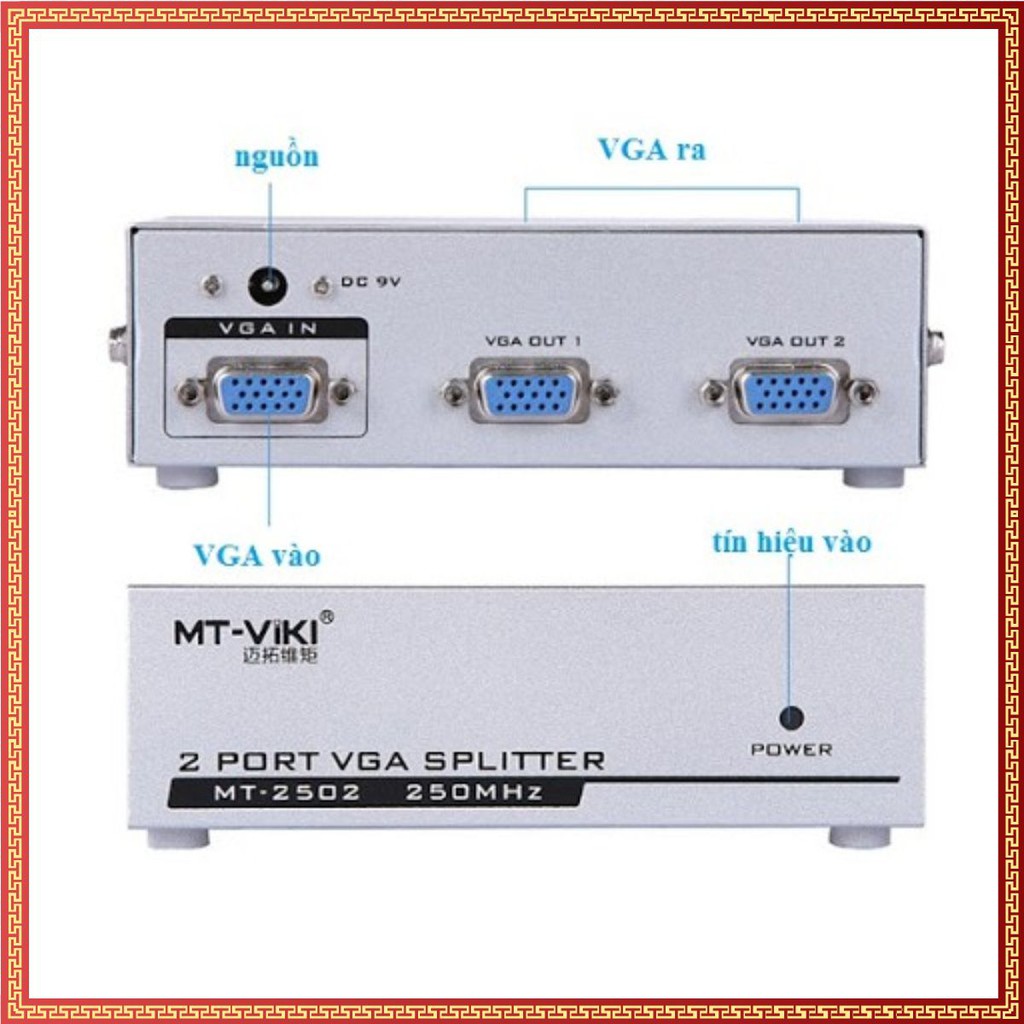 [Hàng Loại 1] [Loại 1] Bộ chia VGA 1 ra 2 cao cấp