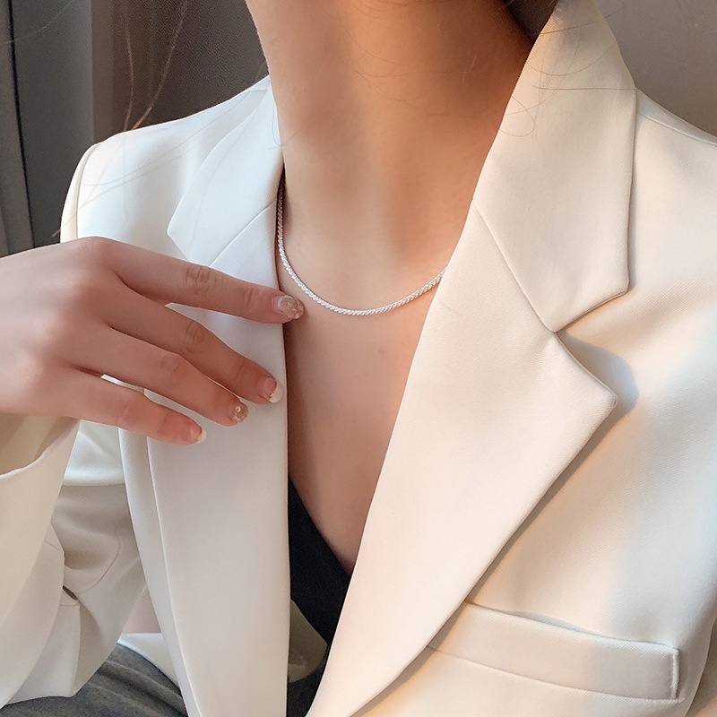 Vòng cổ Đính Ngọc Trai Lấp Lánh Thời Trang Hàn Quốc