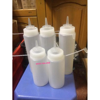 Bình Bóp Nhựa Dẻo Đựng Tương Ớt/ Bình Nhựa Dạng Bóp Đựng Siro