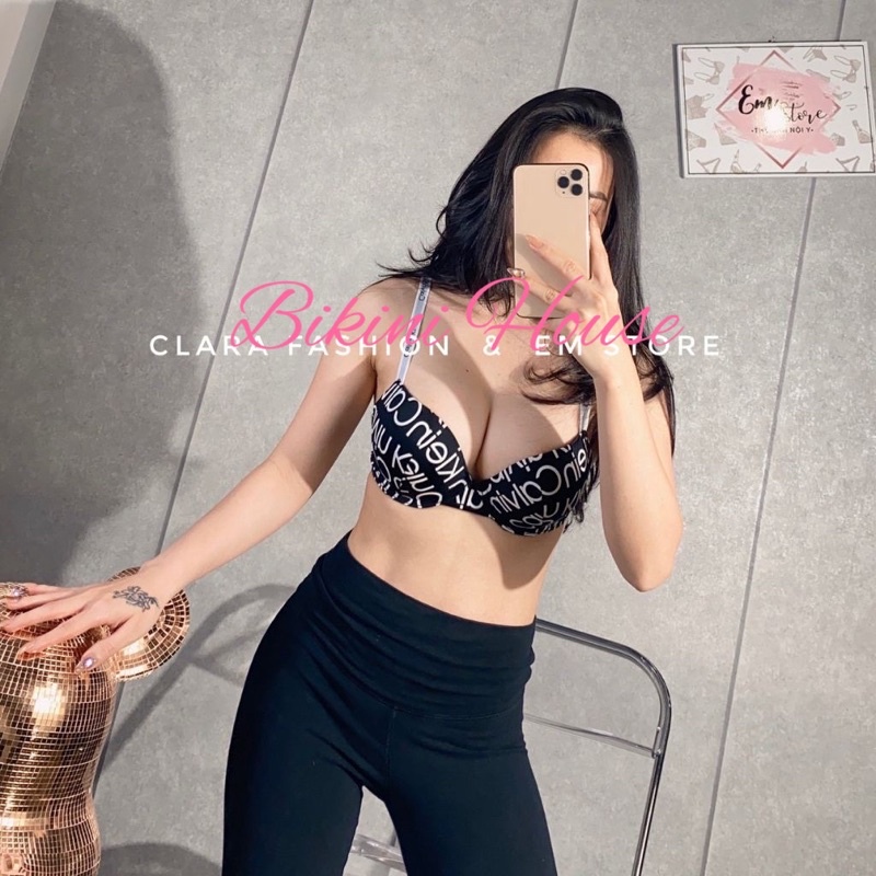 Bộ Đồ Lót Su C.K Nâng Ngực Thời Trang Cao Cấp 1988