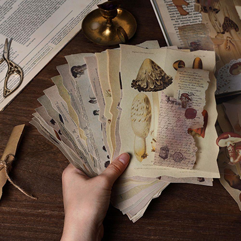 UUMIR 25 cái dán giấy retro sáng tạo memo pads ghi chú nhật ký trang trí album scrapbooking trang trí