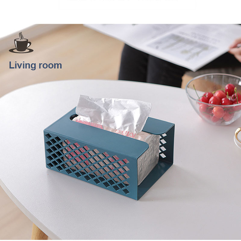 1 Hộp Nhựa Đựng Khăn Giấy Gắn Tường Đa Năng