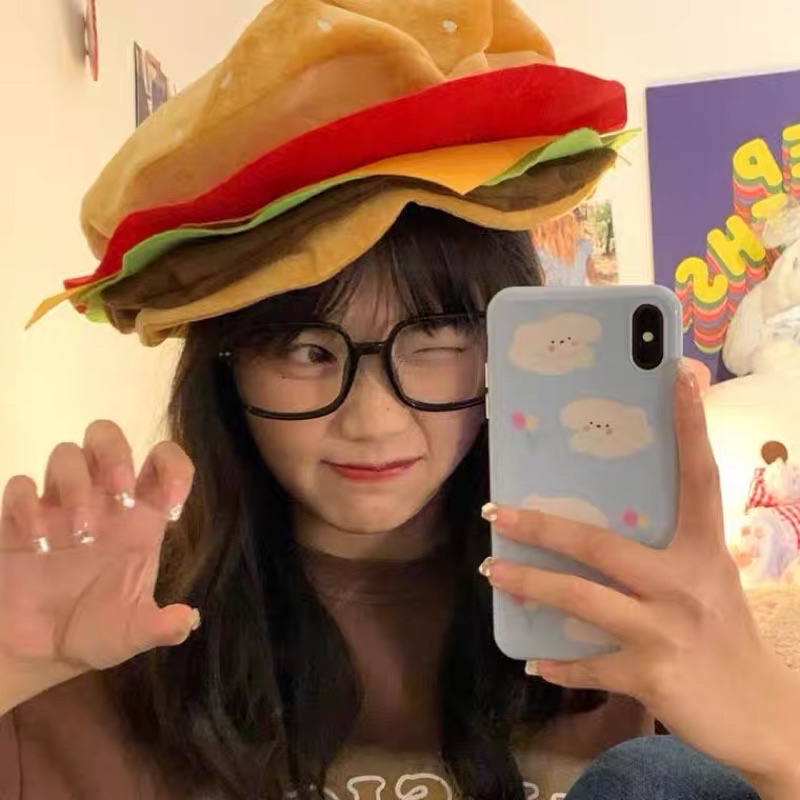 Mũ hamburger dễ thương