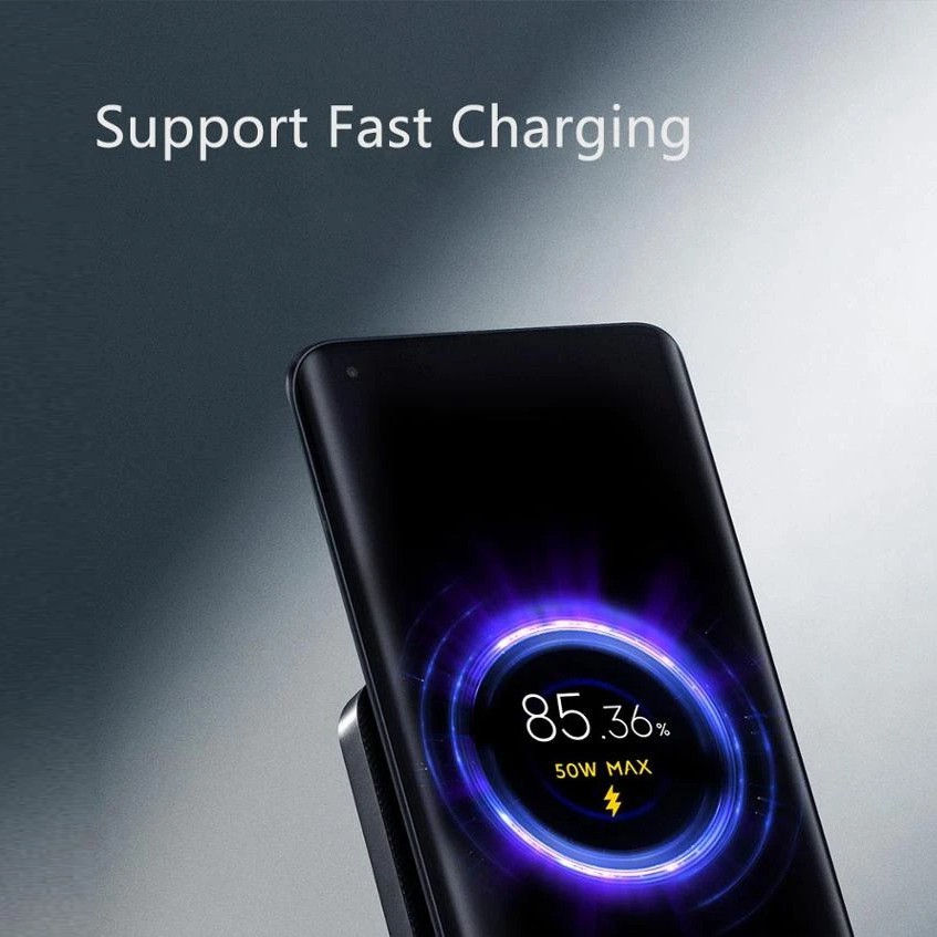 Xiaomi Youpin Đế Sạc Nhanh Không Dây   55w Tích Hợp Quạt Làm Mát Không Khí