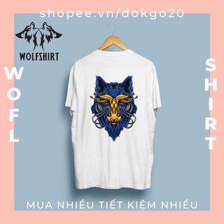 Kull Ngầu Với Áo Thun Hai Màu Đen Trắng Unisex Fom Rộng WOFTSHIRT  100% Cotton Full Size Hình Hươu Mặt Xanh Vàng