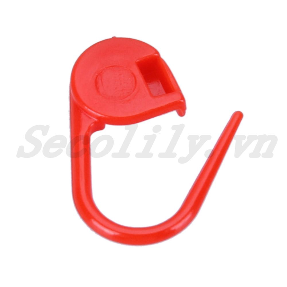 Set 100 kẹp nhựa đan len nhiều màu