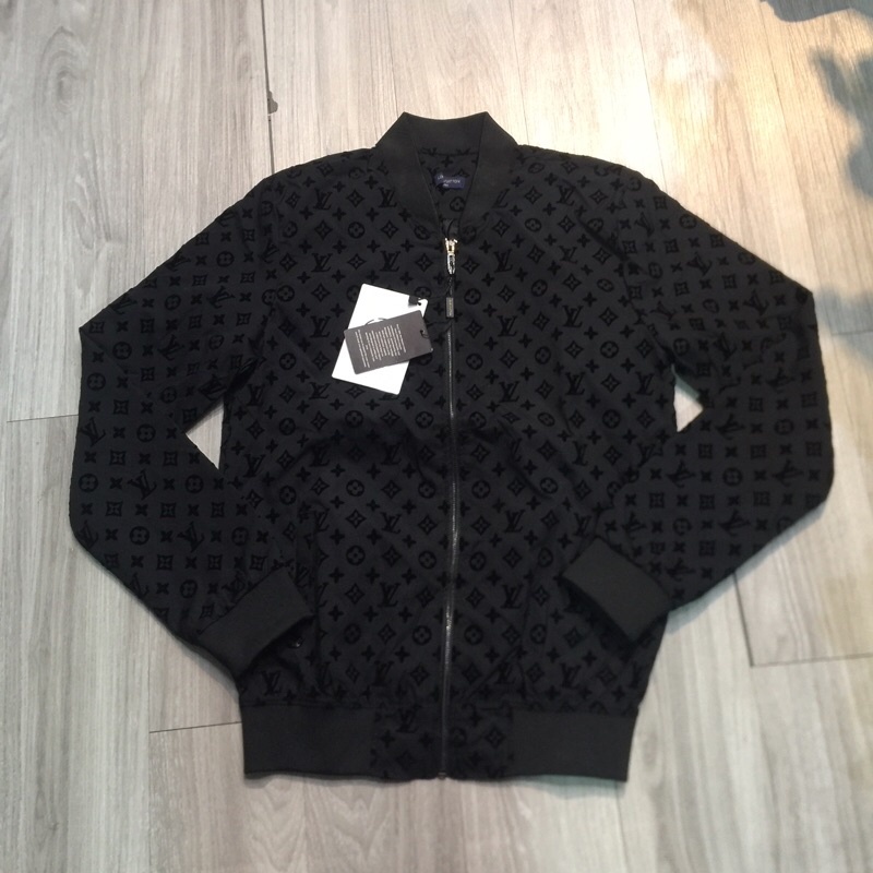 Áo Khoác Bomber Nam LV34039 Vân Nhung Thời Trang, Áo Khoác 2 Lớp Nam Nữ - Bin Store