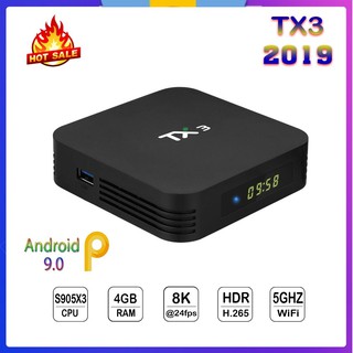  Android TV Box TX3 - S905X3, Ram 4GB, Bộ nhớ trong 32GB, Android 9