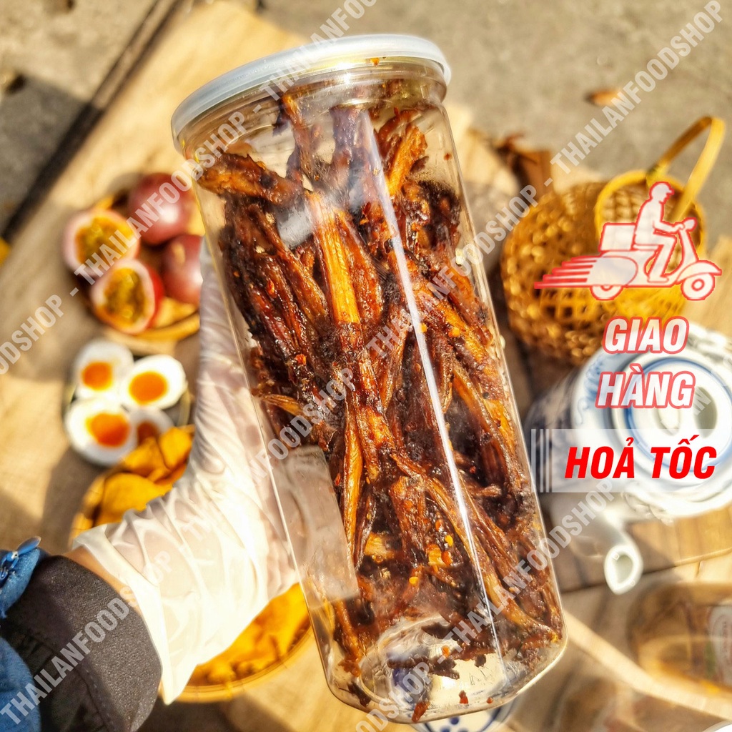 Khô Cá Kèo Sate Ram Giòn Lon 250Gram - Ăn Liền