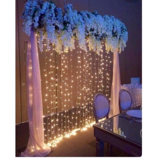 Led mành( rèm led trang trí) , led bộ 3mx3m loại 16 dây trang trí. - có ảnh thật