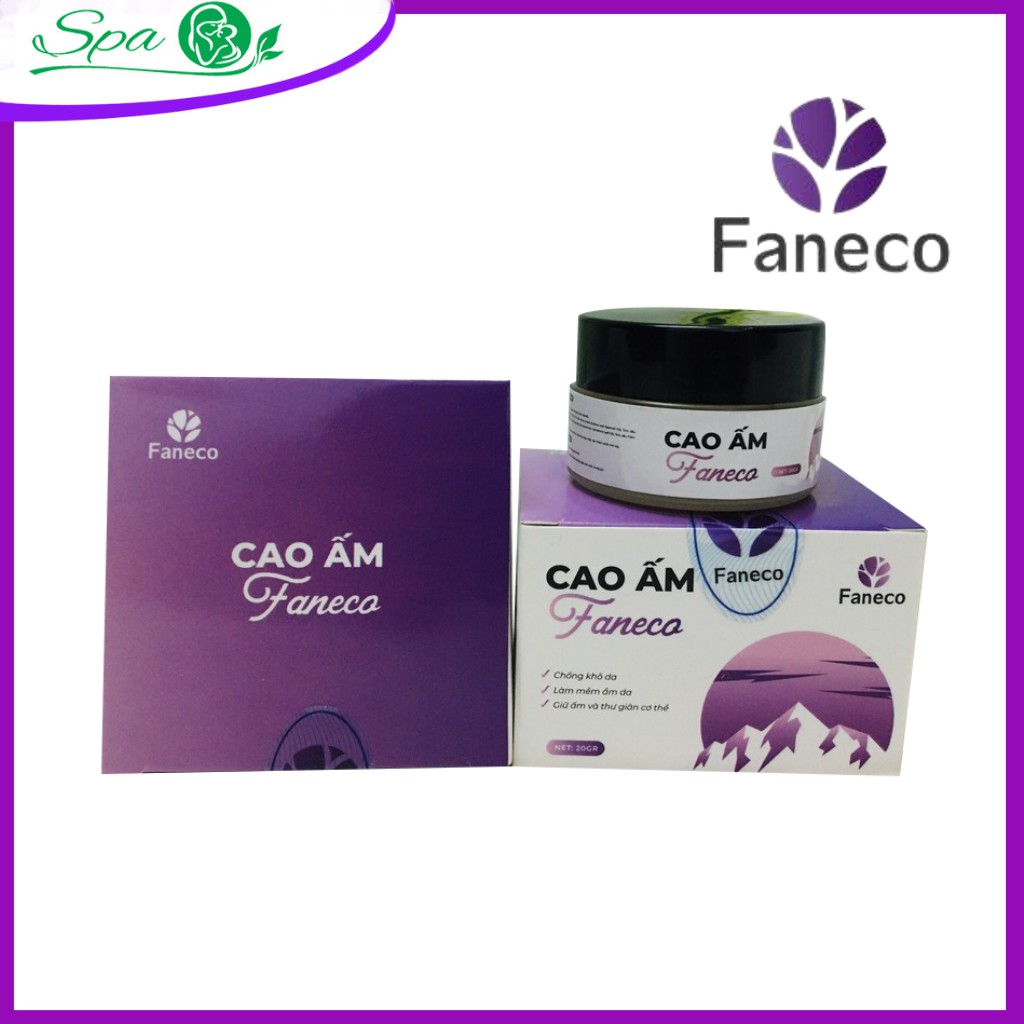 Cao ấm faneco, cao ấm, kem dưỡng ẩm cho bé, giữ ẩm cho da, thư giãn cơ thể, đuổi muỗi