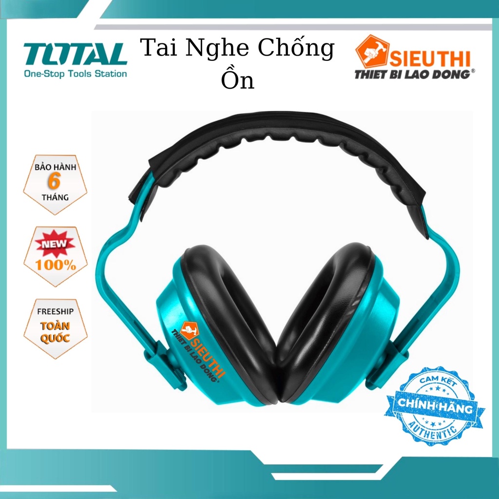 CHỤP TAI CHỐNG ỒN TOTAL TSP701 - giảm tiếng ồn 24db, phone chống ồn bảo vệ tai, bịt tai giảm tiếng ồn công nghiệp