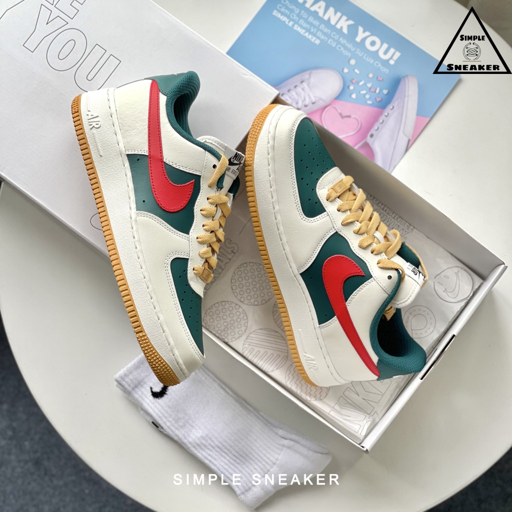 Giày Thể Thao Nike Air Force 1 🔴CHÍNH HÃNG🔴 Nike AF1 Custom GUCCI By You Hot Trend 2021 - Simple Sneaker