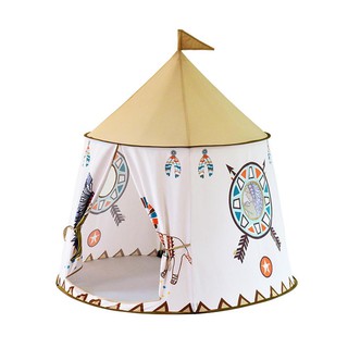 MYHOMEVER Portable Kids Teepee Tent Princess Castle Baby Indoor Game Playing House