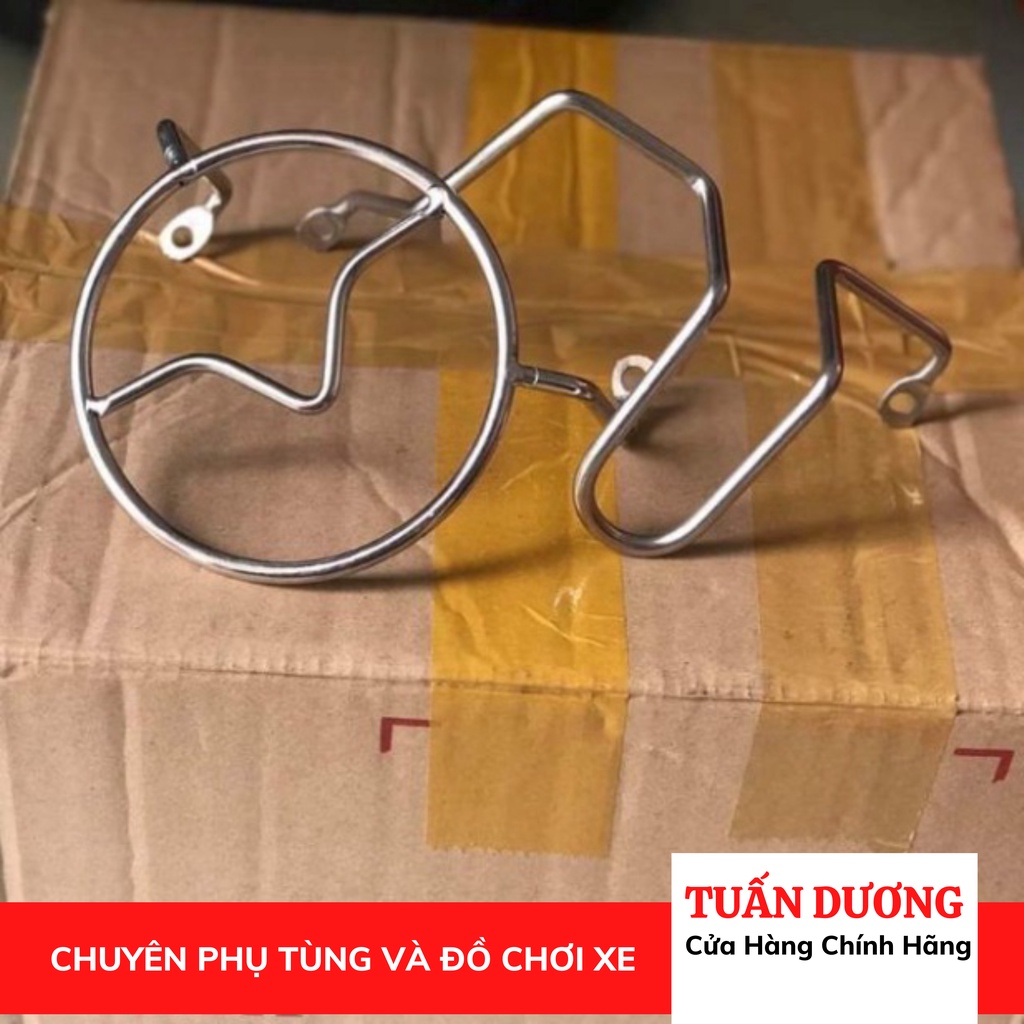 Cặp inox bảo vệ lốc máy xe DREAM WAVE lắp chung các dòng honda ( hàng xịn dày dặn )