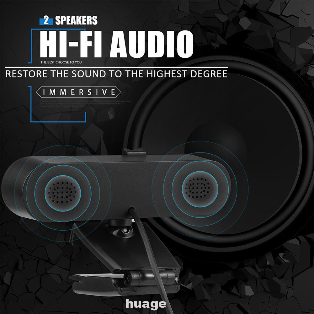 Webcam Máy Tính Usb 2.0 2k Hd Góc Rộng Giảm Tiếng Ồn