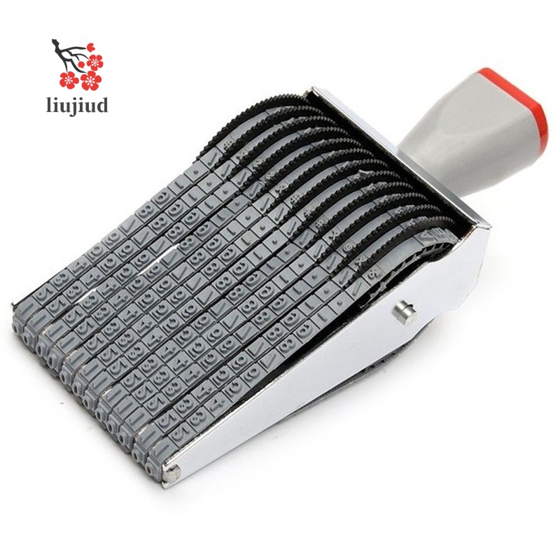 Con dấu lăn 12 hàng chữ số và chữ cái tiếng anh đa năng chất lượng cao
