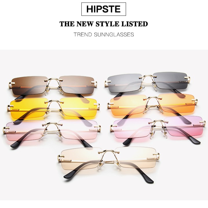 Kính mát gọng kim loại thời trang cho nam và nữ