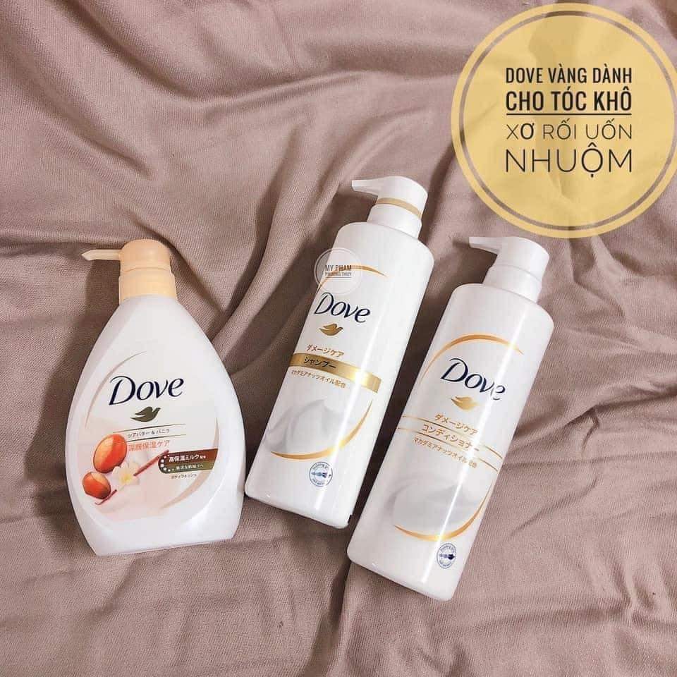 BỘ DẦU GỘI XẢ DOVE NHẬT BẢN SET 3 MÓN