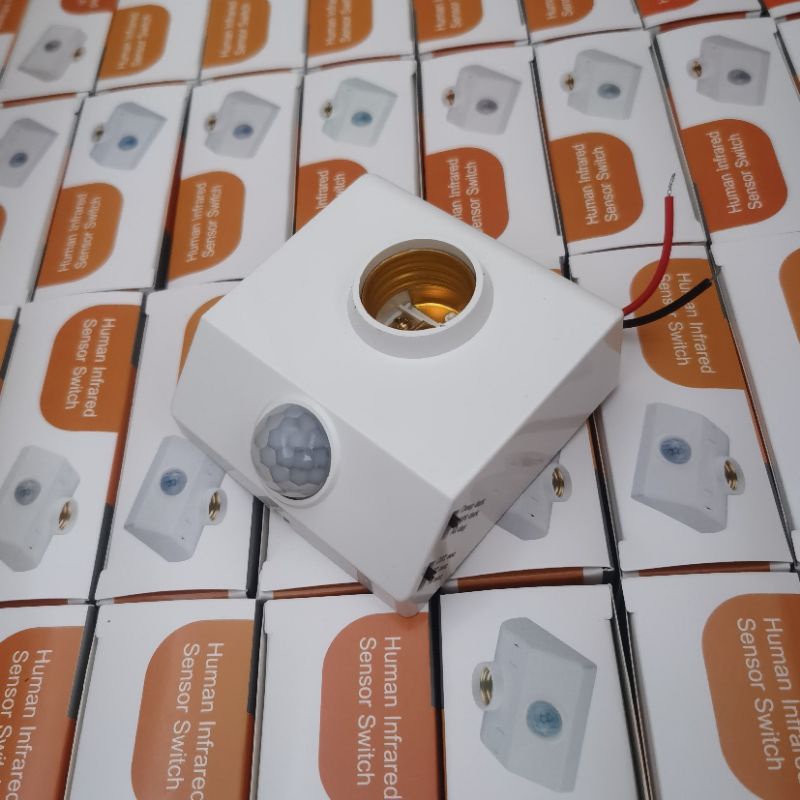 [Giá sỉ ]Đui đèn cảm ứng, công tắc cảm biến hồng ngoại,đui xoáy E27 Đui