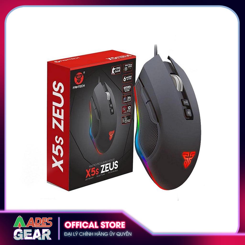 ✔️ Chuột Gaming Fantech ZEUS X5S ✔️ LED Chroma + phần mềm riêng ✔️ BẢO HÀNH 12 THÁNG