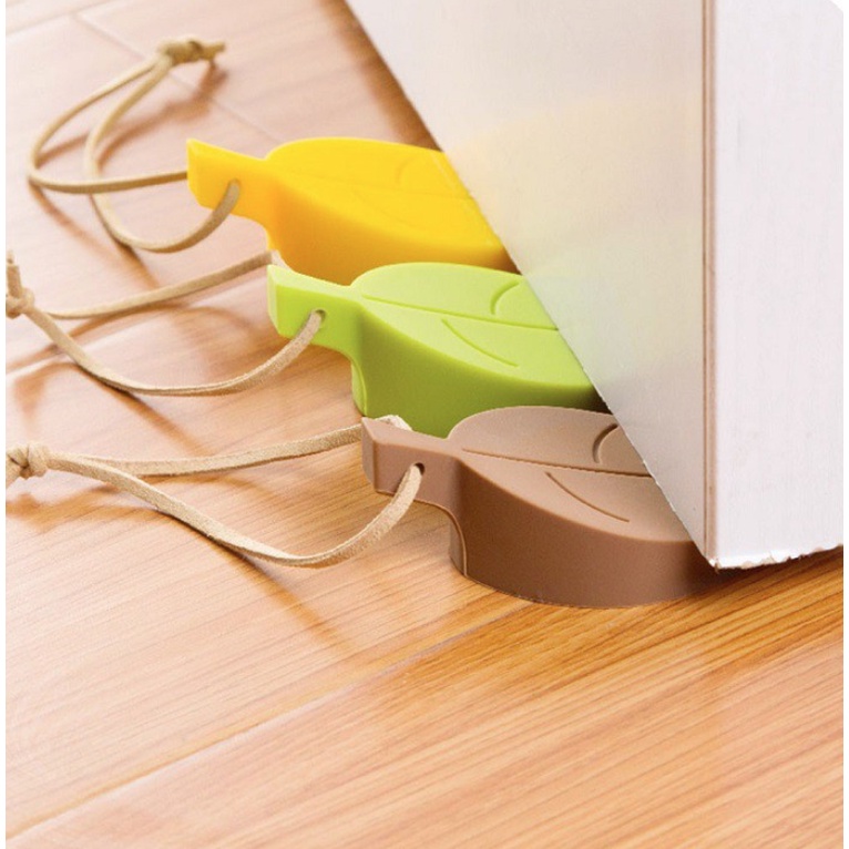 Chặn Cửa Cao Su Hình Chiếc Lá Thông Minh