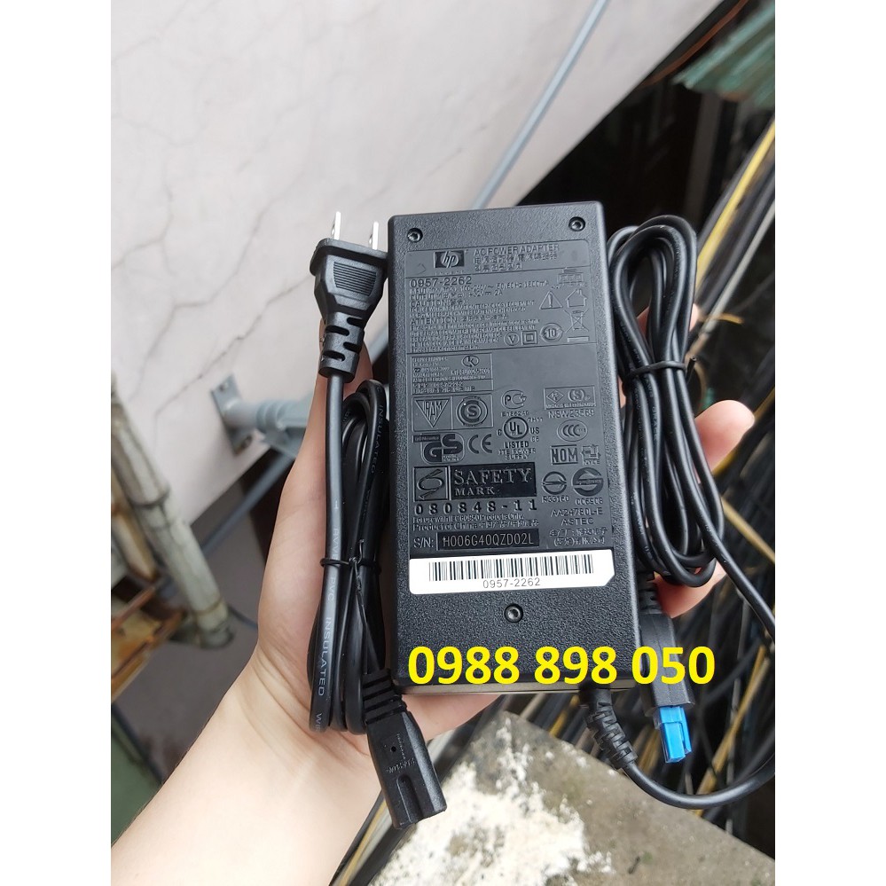 Adapter HP 32v 2a (2000ma) chân dẹp 3 lỗ