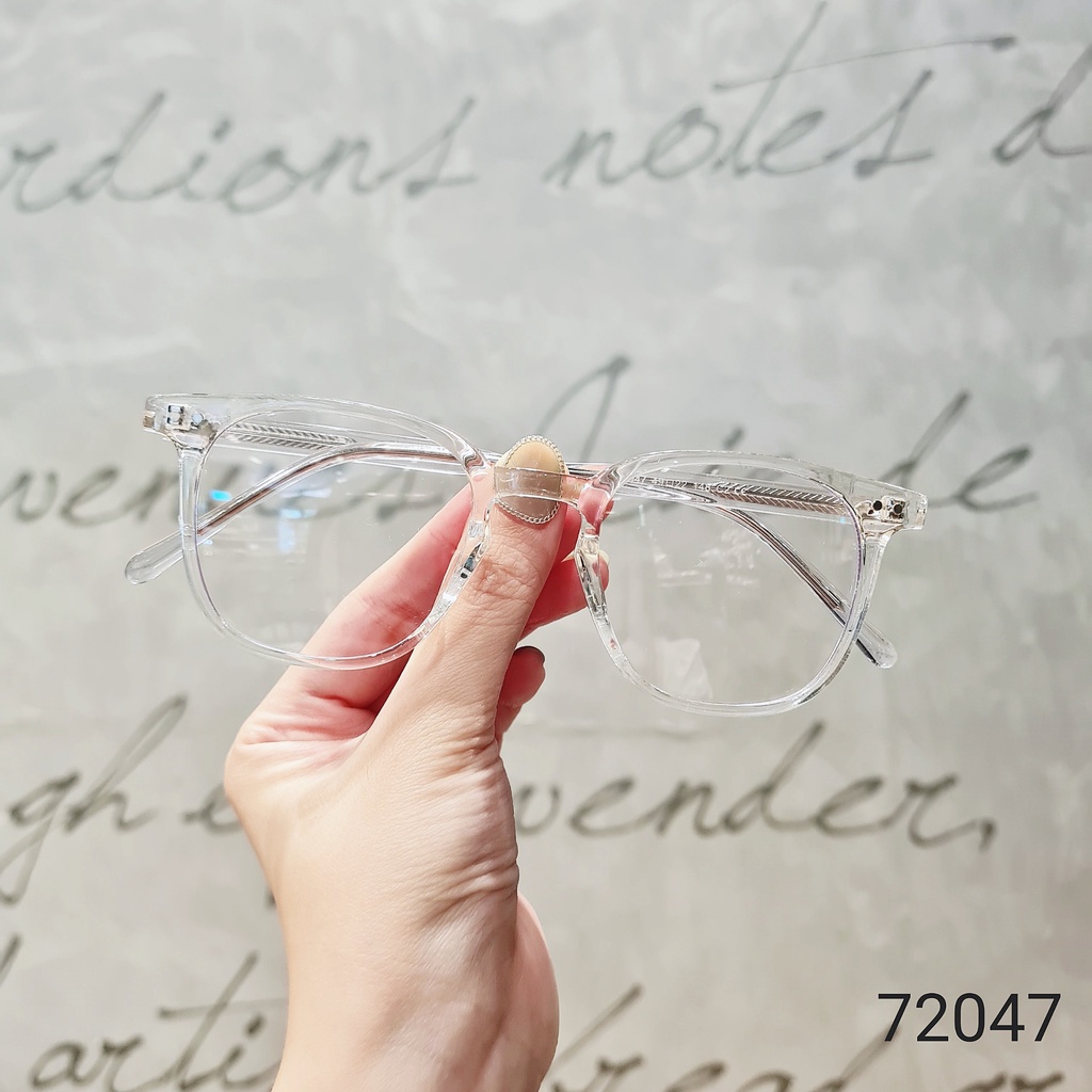 Kính giả cận mắt vuông LILYEYEWEAR nam nữ chất liệu nhựa cứng cáp dễ đeo kiểu dáng thời thượng 72047