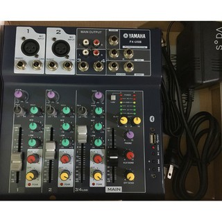 Trọn Bộ Thu Âm Mixer Yamaha F4 + Micro Max-39 Không Dây Hát Karaoke-Livestream Rất Hay (Tích hợ