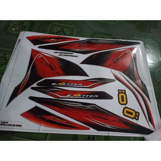 Tem rời ex 135 2011 đỏ đen