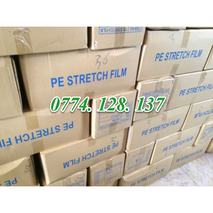 Màng PE Quấn Hàng Khổ 5 Tấc 2kg Giá Rẻ