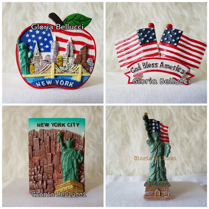 Souvenir American Refrigerator Magnetic Newyork Statue Liberty