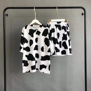 Quần short bò sữa