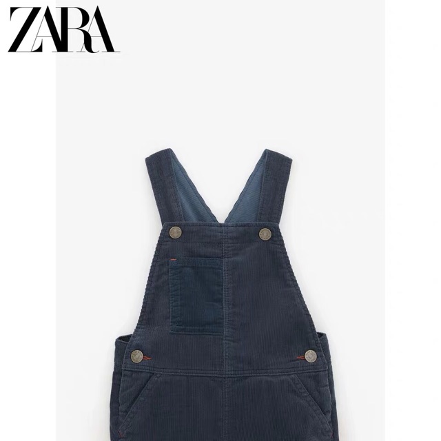 Quần yếm nhung tăm Zara 1-5Y