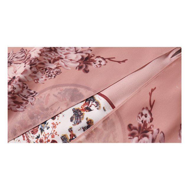 Đầm Sườn Xám Cách Tân Chất Liệu Chiffon Cao Cấp Thời Trang Mùa Hè Cho Nữ Trung Niên