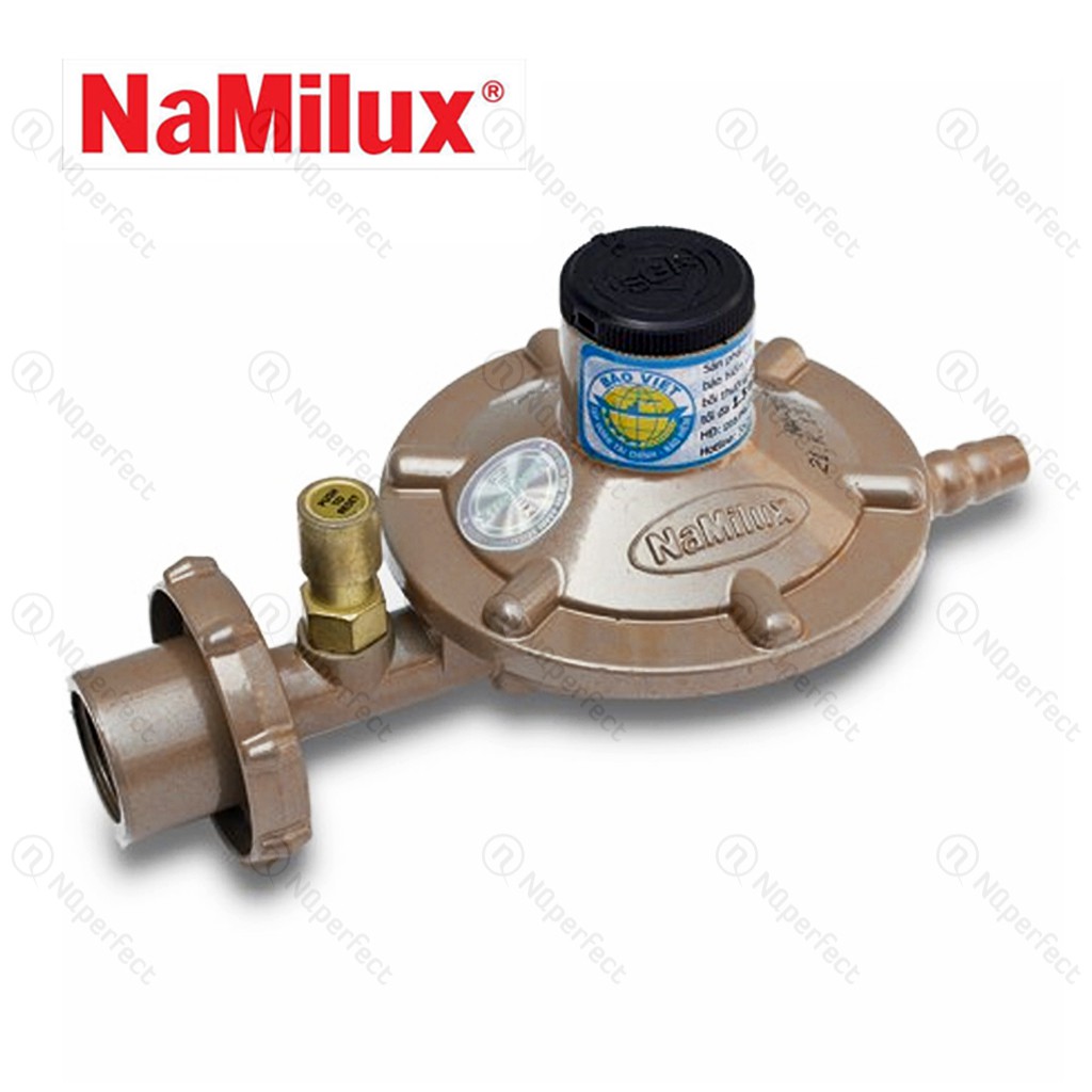 Van bình gas đỏ điều áp ngắt gas tự động an toàn chính hãng Namilux NA-337S/1 (răng trong)