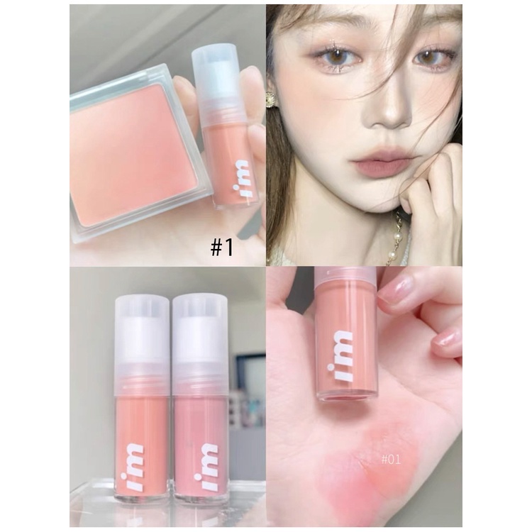 I'M MEME Phấn Má Hồng I'M Me Me I Love Màu Sắc Tự Nhiên Làm Trắng Da
