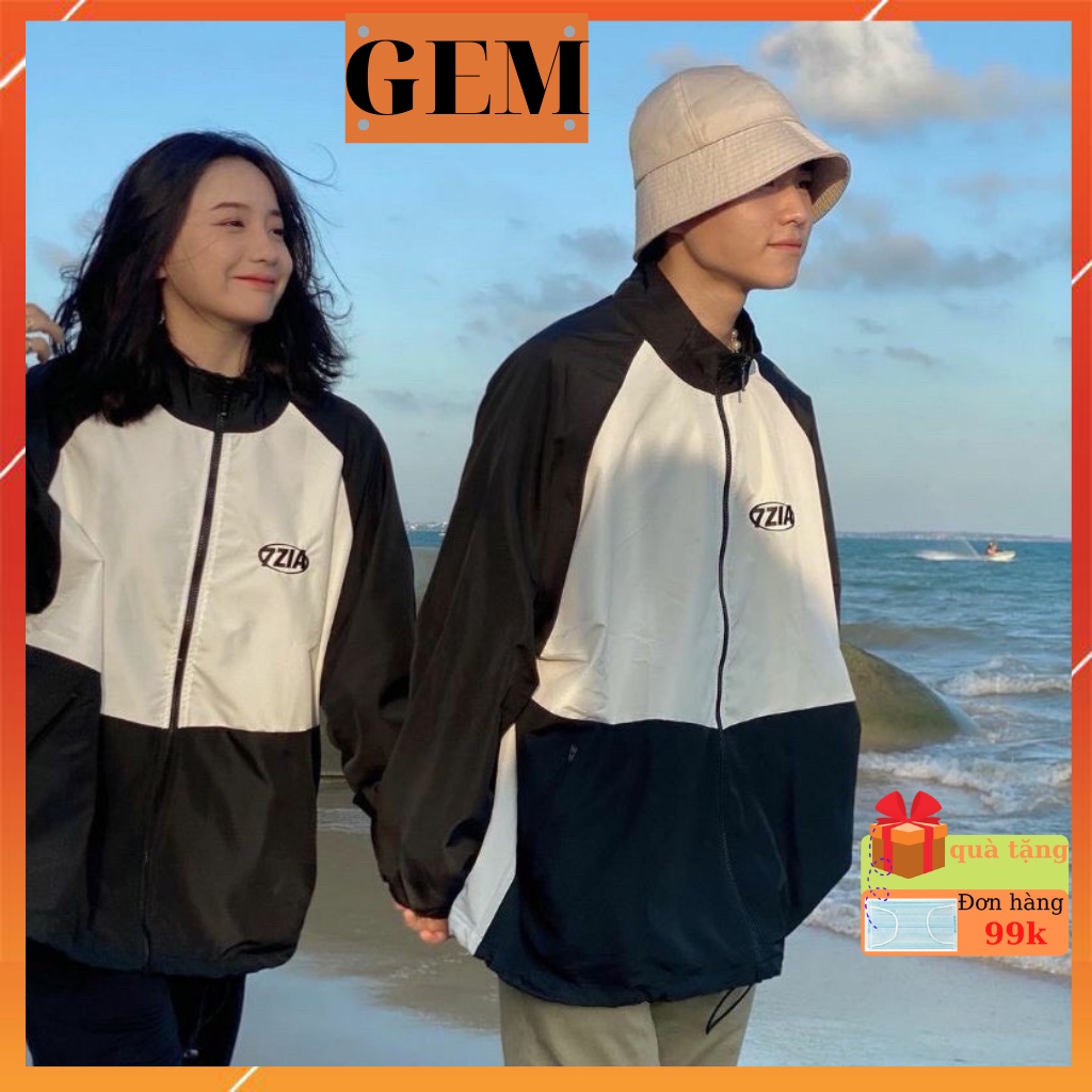 Áo khoác Dù 7ZIA Nam Nữ Unisex Fomr Rộng Thời Trang Giá Rẻ Gem