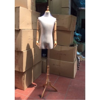 MANO CANH NỬA THÂN NAM - TAY NHỰA GIẢ GỖ ( GIÁ RẺ )