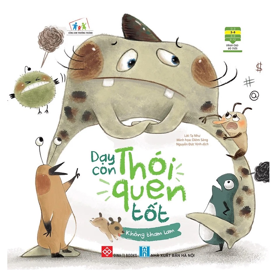 Sách - Dạy con thói quen tốt - Combo 8 cuốn cho bé từ 3 đến 6 tuổi