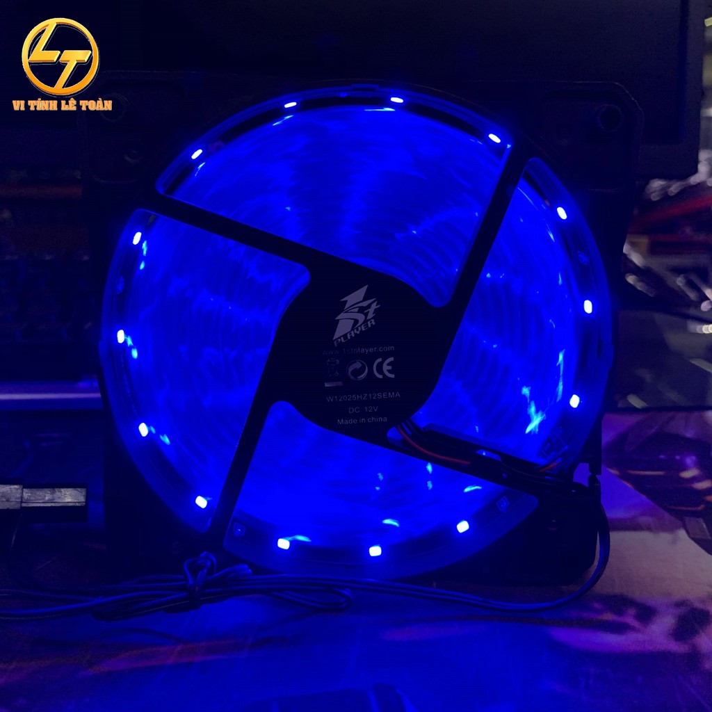 FAN CASE 1STPLAYER 12CM A1-15 LED XANH DƯƠNG