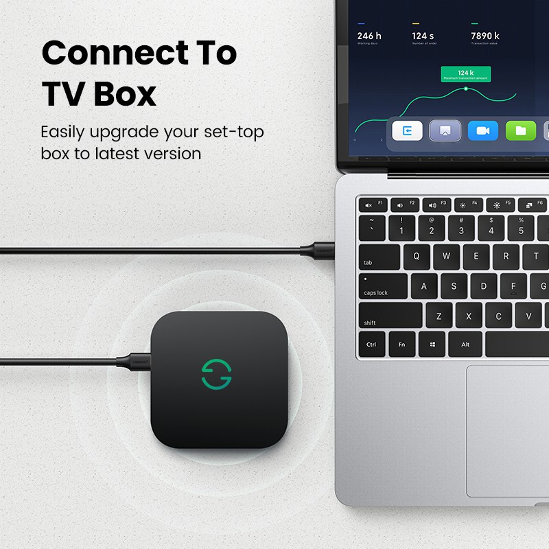 Cáp truyền dữ liệu Ugreen USB 3.0 hai đầu cắm kết nối nhanh chóng chất lượng cao tiện dụng