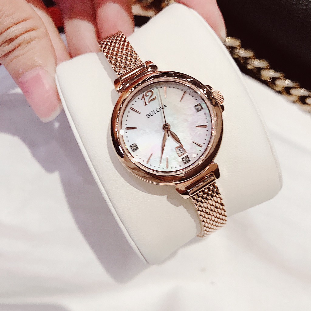 Đồng hồ nữ Bulova 97P108 cực kì xinh xắn
