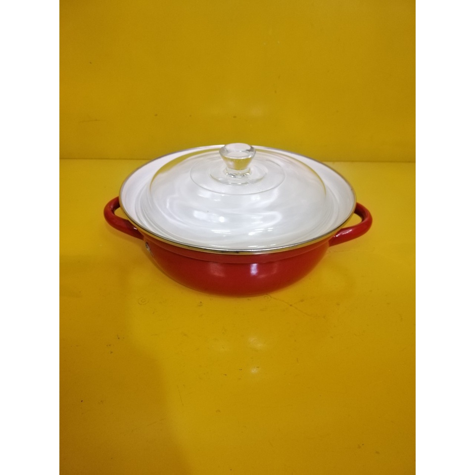 Nồi men chống dính nội địa Nhật, size 23cm, cao 8cm (mã 717), Dùng được bếp từ