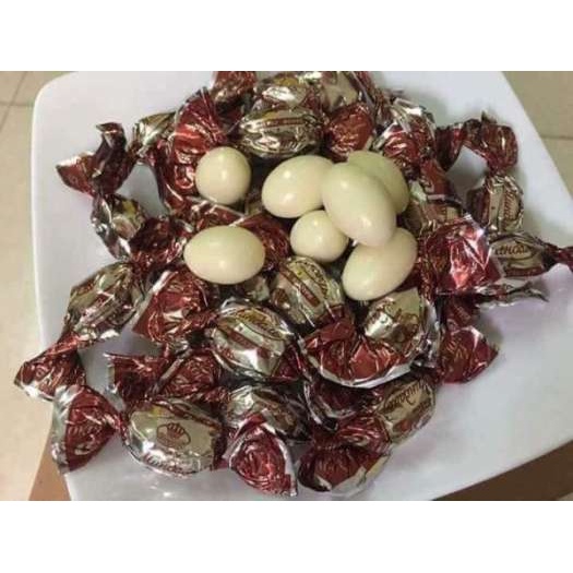 Kẹo socola hạnh nhân GrandDian Nga Trắng - Mix 450g