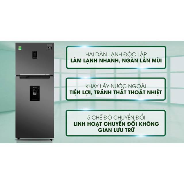 Tủ lạnh Samsung inverter 360 lít RT35K5982BS/SV( Hàng mẫu  NEW Bảo hành chính hãng 2 năm)