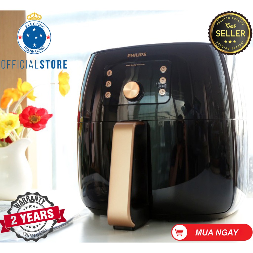 Nồi chiên không dầu cao cấp Premium Airfryer XXL Philips HD9860 chính hãng