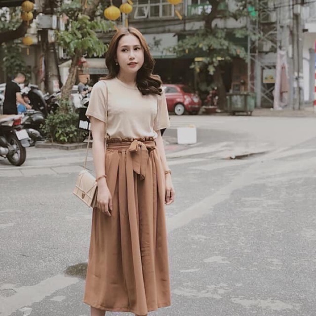 Sét quần ống rộng
