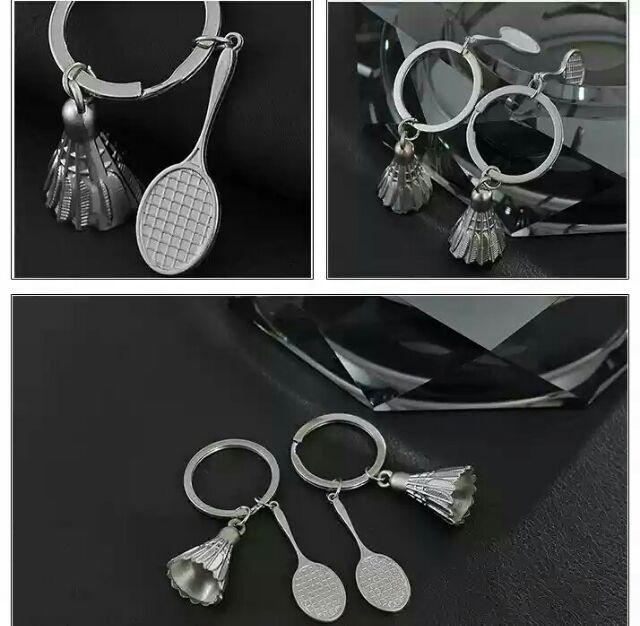 Móc khóa cầu lông inox