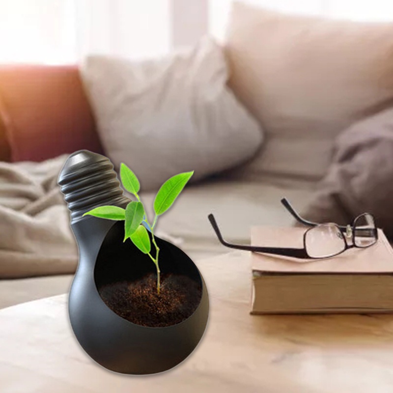 Khuôn Silicon Làm Chậu Hoa / Ống Đựng Bút Hình Bóng Đèn Dễ Thương